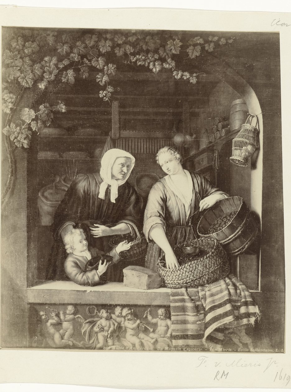 Fotoreprodução do quadro The Herbalist de Frans van Mieris II
Musée d