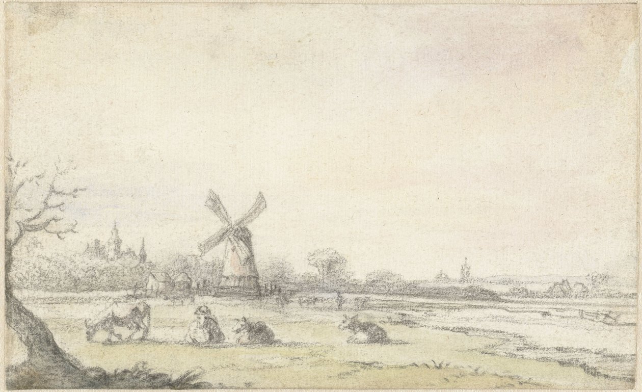 Vista de Haia de Rijswijk de Anonymous