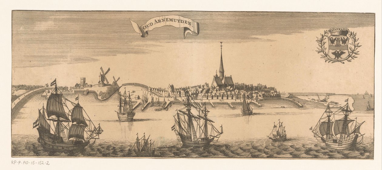 Vista de Oud-Arnemuiden
Oud Arnemuyden (título sobre o objecto) de Anonymous