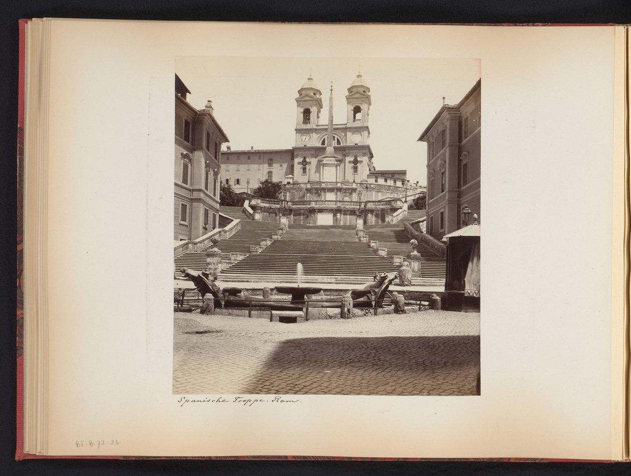 Vista dos degraus espanhóis, Piazza di Spagna e Trinità dei Monti em Roma, Itália
Spanische Treppe. Rom (título sobre o objecto) de Anonymous