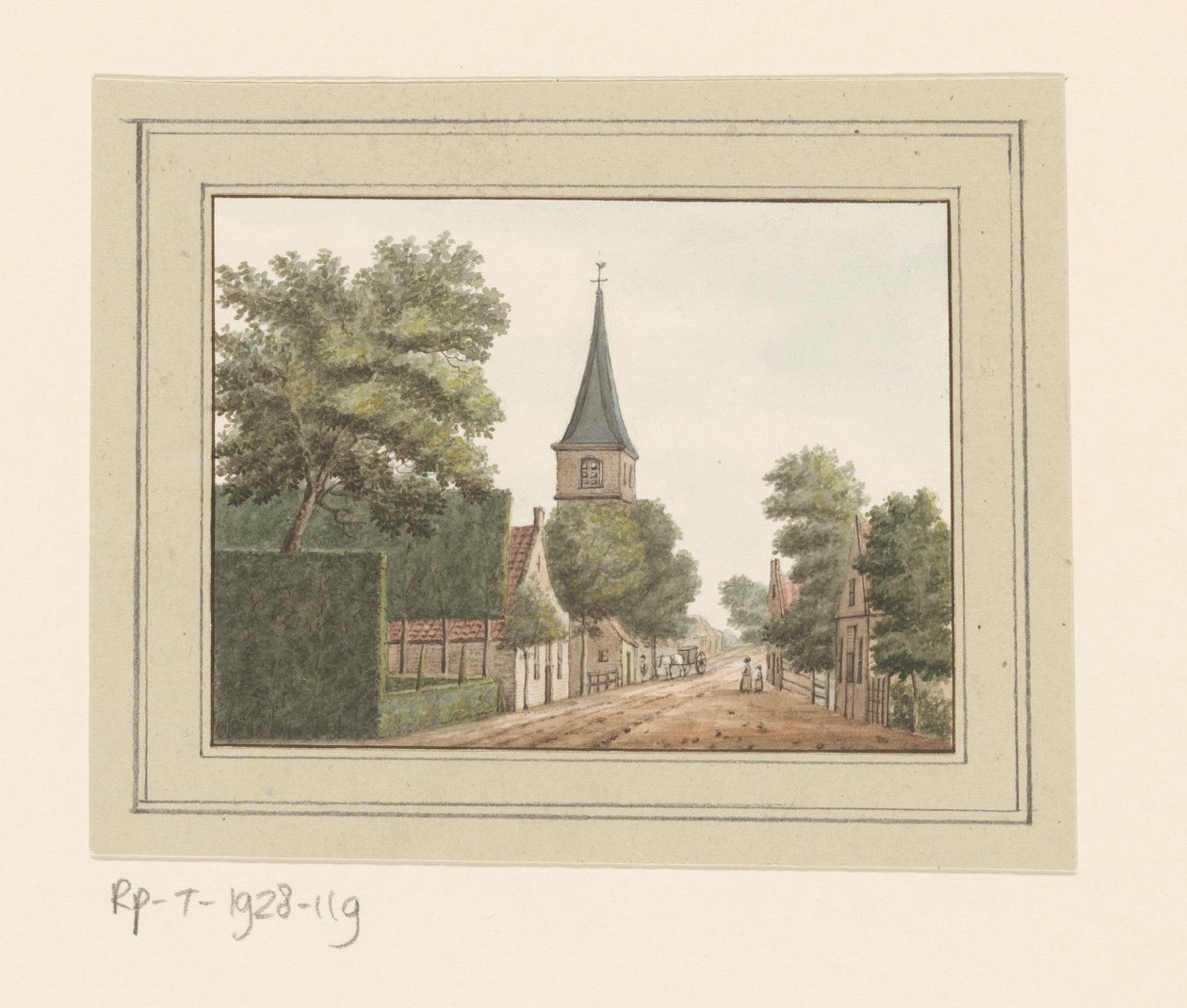 Vista da vila de Heemskerk de Anonymous