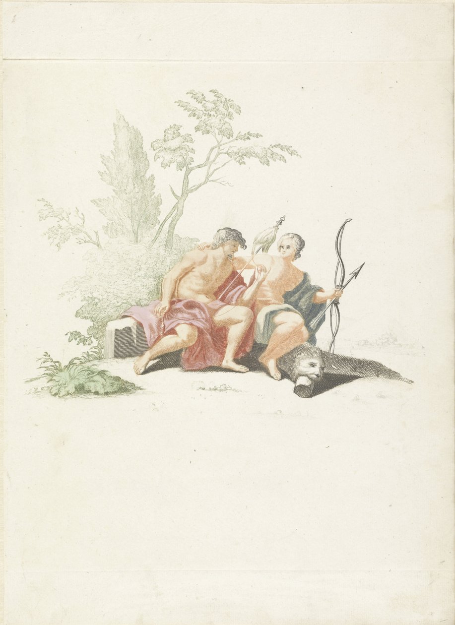 Hércules em Omphale de Anonymous