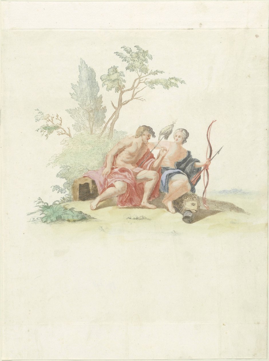 Hércules em Omphale de Anonymous