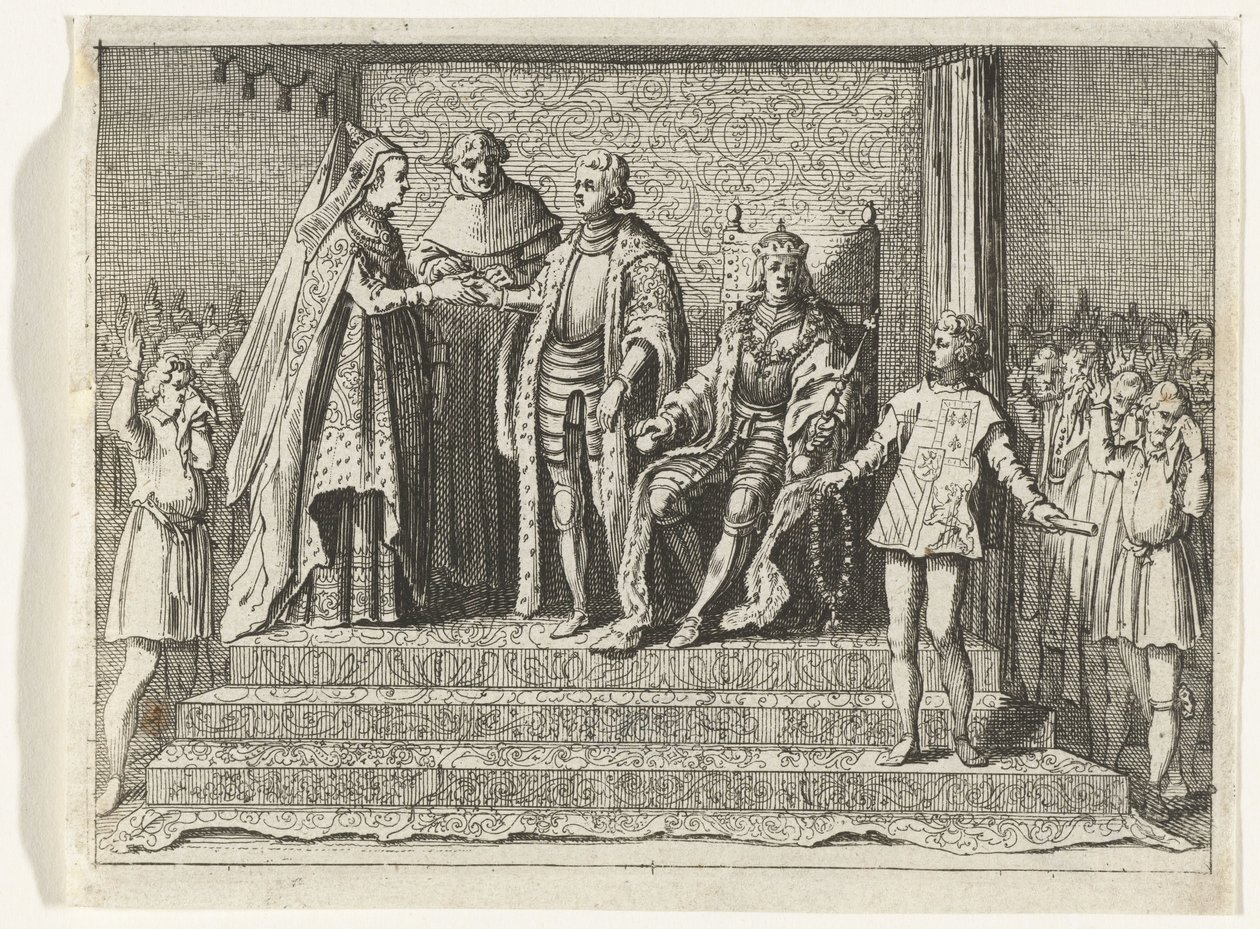 Casamento de Jacoba van Beieren e Frank van Borselen, 1434 de Anonymous