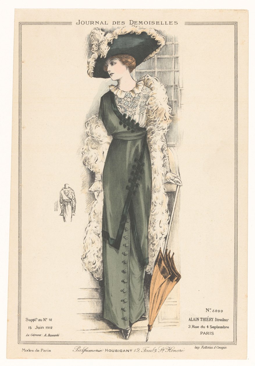 Journal des Demoiselles 15 de junho de 1912, no. 5099 de Anonymous