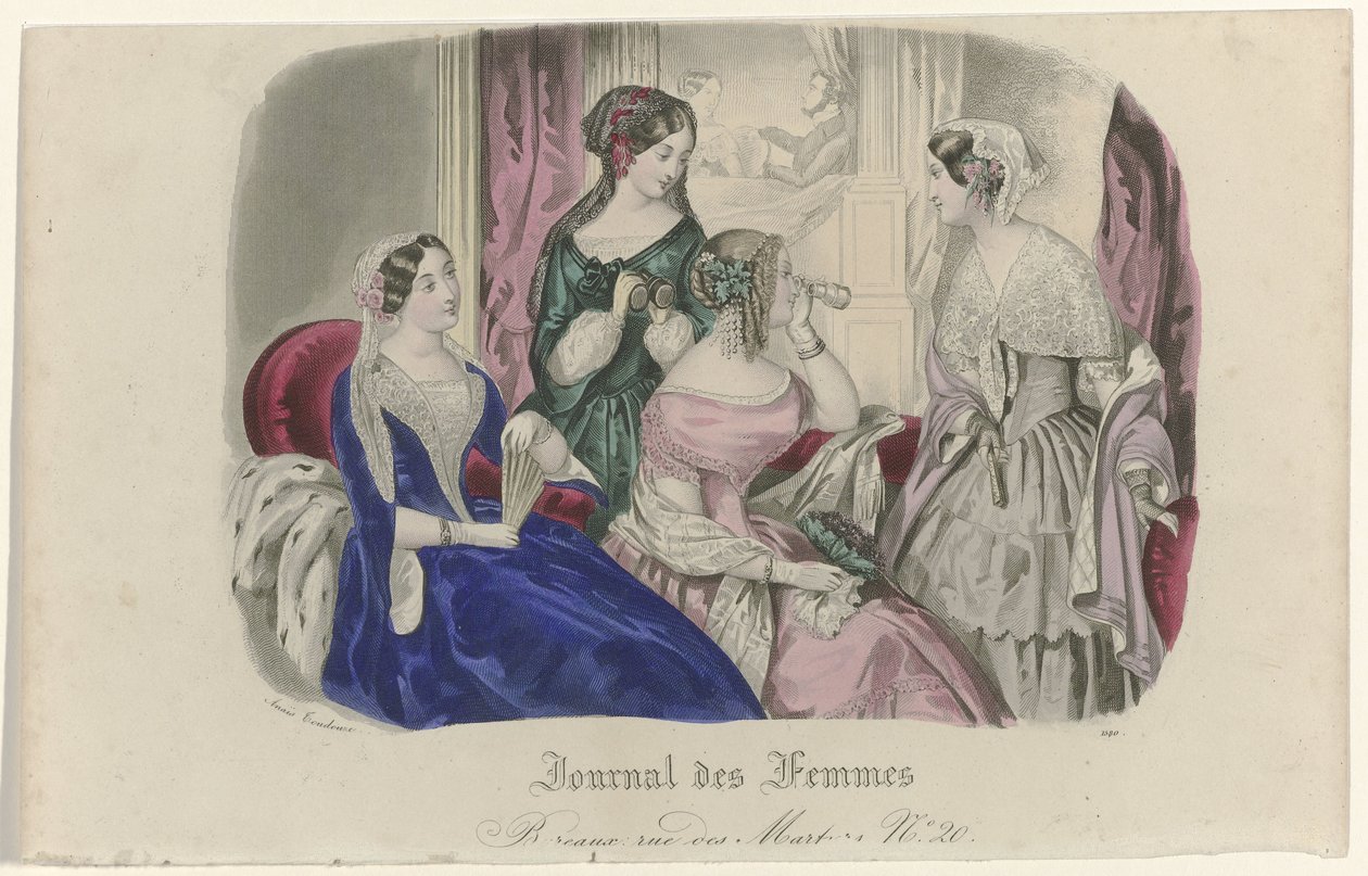 Diário da Mulher, 1840-1851, Pl. 1580 de Anonymous