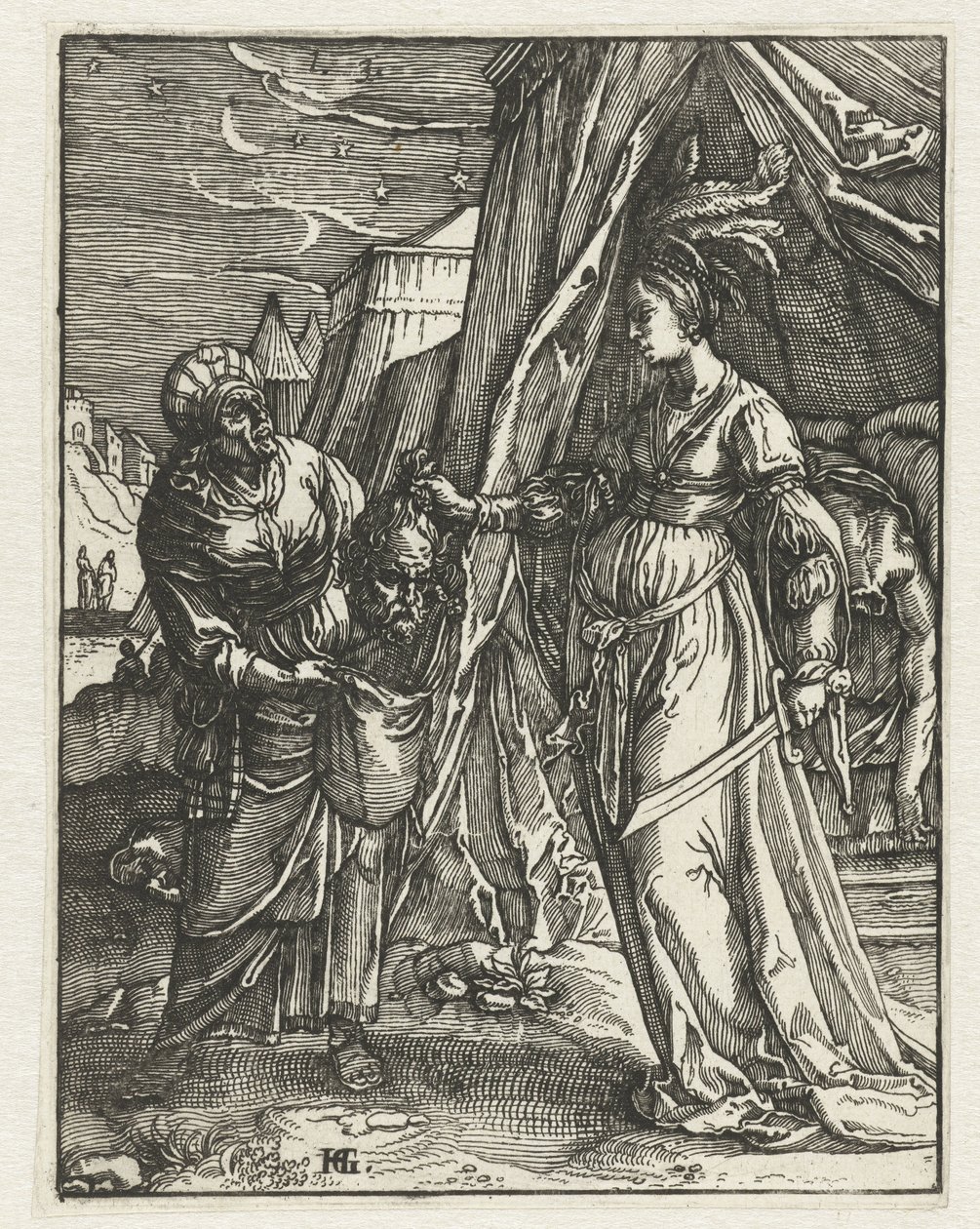 Judith com a cabeça de Holofernes de Anonymous