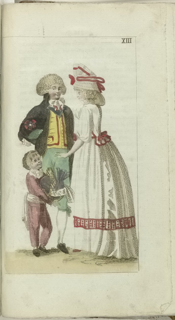 Gabinete de Moda e Gosto 1791, pl. XIII de Anonymous