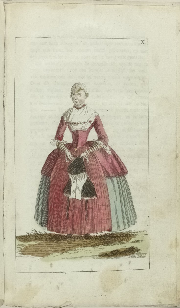 Gabinete de Moda e Gosto 1791, pl. X de Anonymous