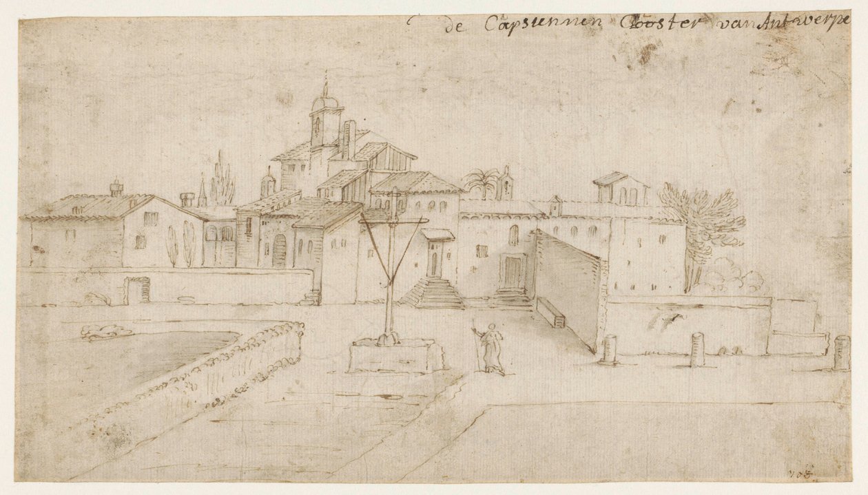 Convento dos Capuchinhos em Antuérpia (?) de Anonymous