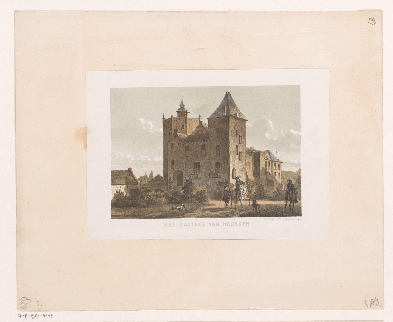 Castelo de Heusden O castelo de Heusden (título no objeto) de Anonymous