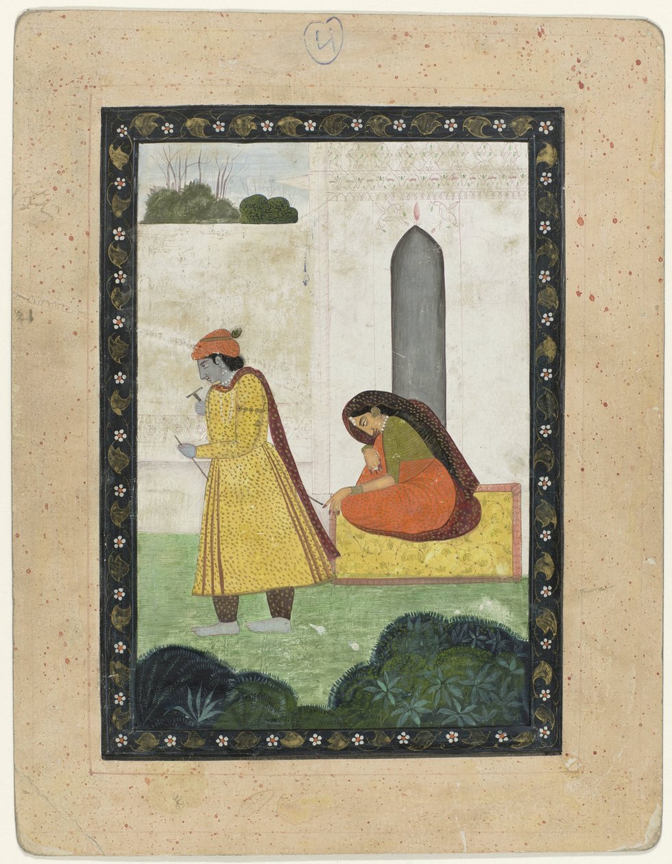 Krishna deixa Radha de Anonymous