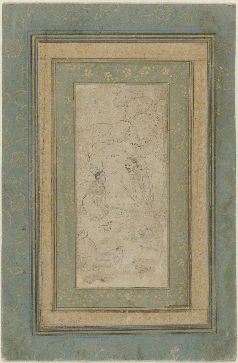 Laila e Majnun no deserto de Anonymous