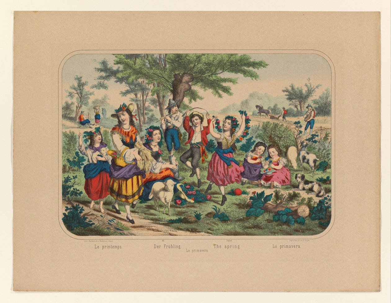 Landschap encontrou a estatueta
Le printemps / Der Frühling / The spring / Lo primavera / Lo primavera (título sobre o objecto) de Anonymous