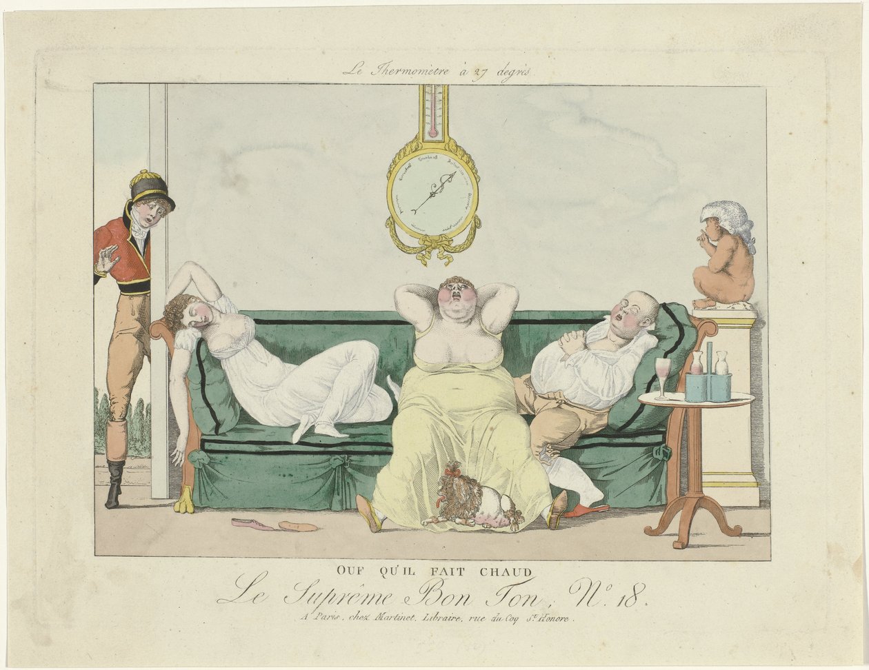 Le Supreme Bon Ton, 1800-1815, No. 18: Quente como o inferno de Anonymous