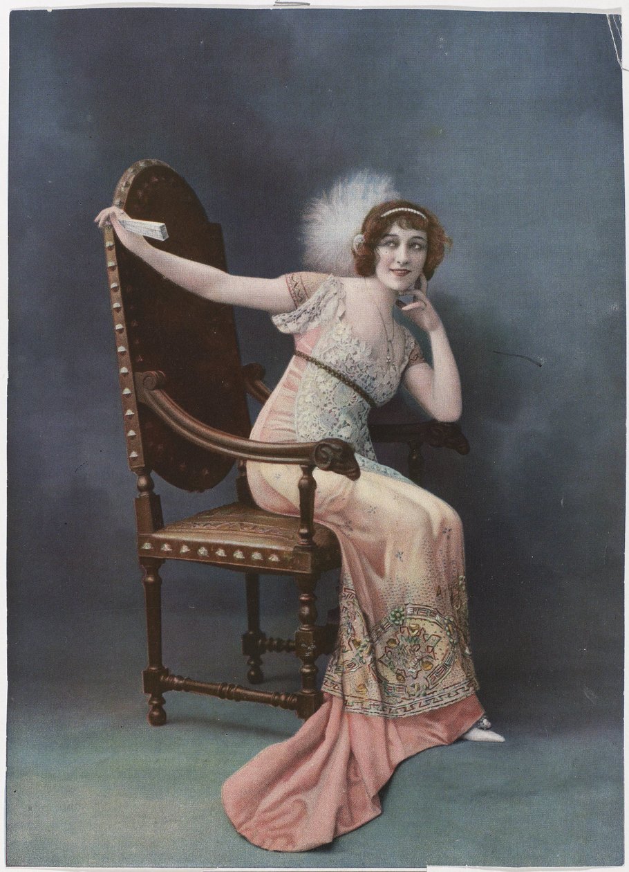 Les Modes, 1911 : Vestido de noite (...) de Anonymous