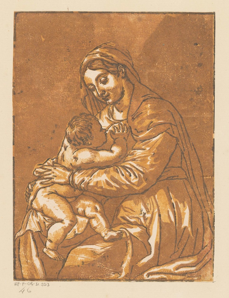 Maria com Criança de Anonymous