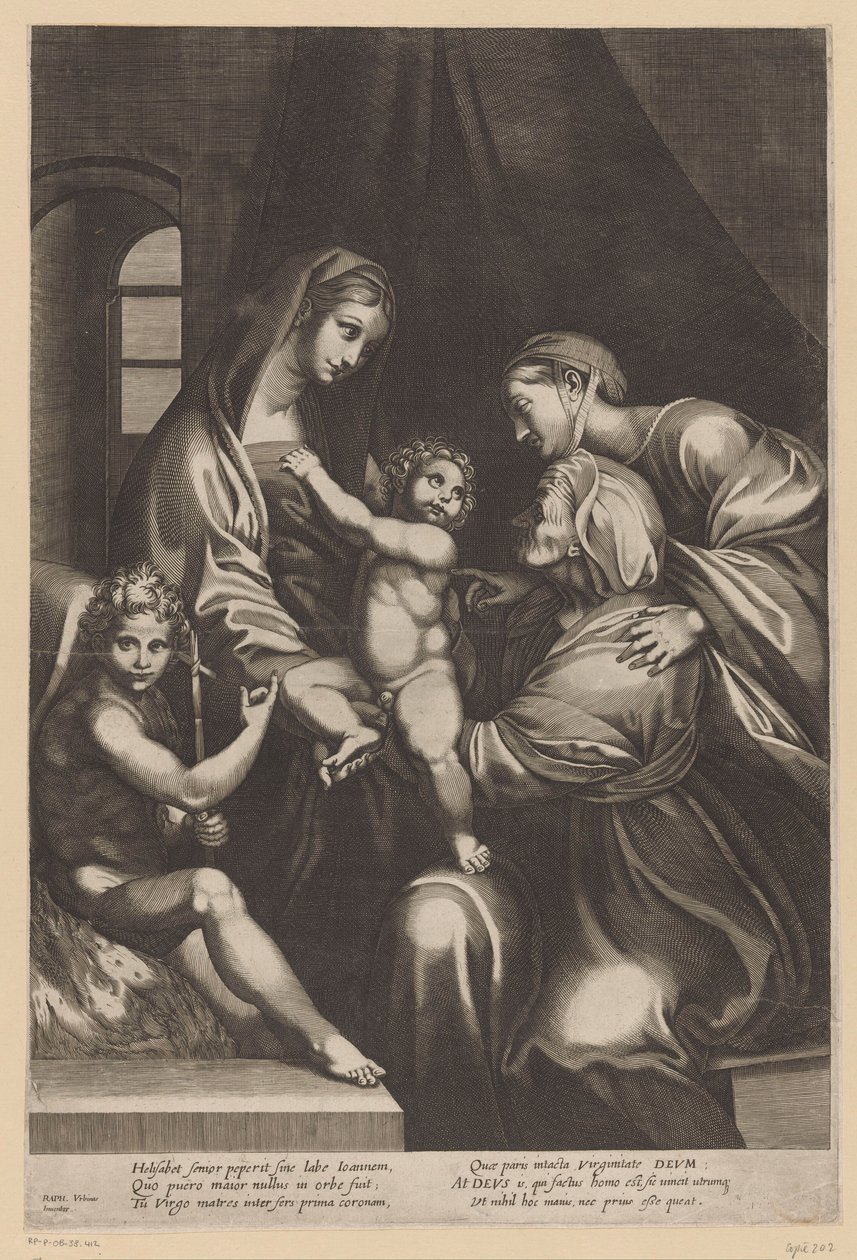Maria com Criança e Isabel, Catarina e João Baptista de Anonymous