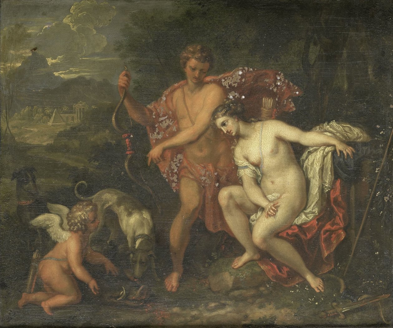 Meleager e Atalanta de Anonymous