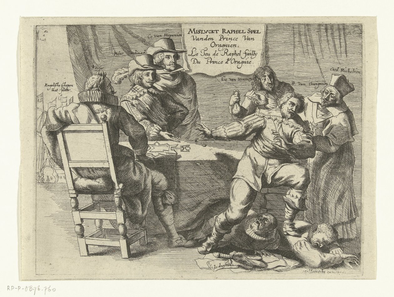 Jogo falhado em Schenckenschans, 1635-1636
Falha no jogo Raphel do Príncipe de Oragnien / Le Jeu de Raphel failly Du Prince d