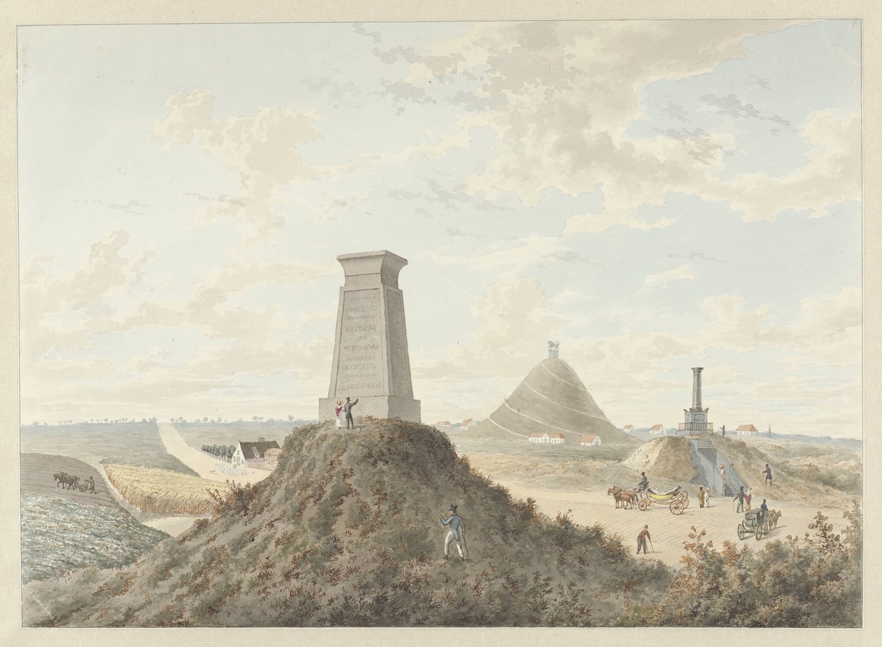 Monumentos em Waterloo, 1815 de Anonymous
