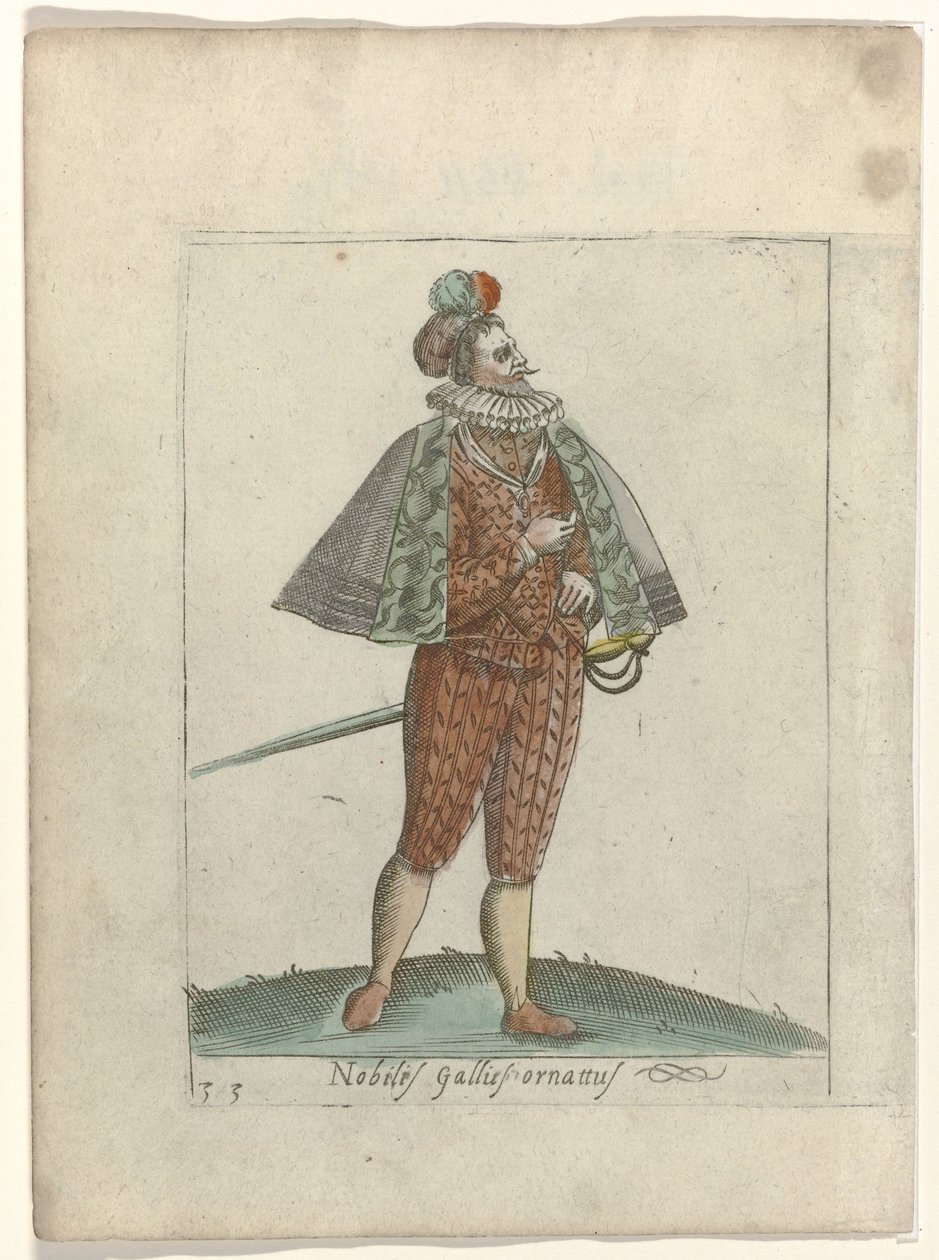 Nobilis Gallies ornattus
Diversarum nationum habitus (...) (título da série) de Anonymous