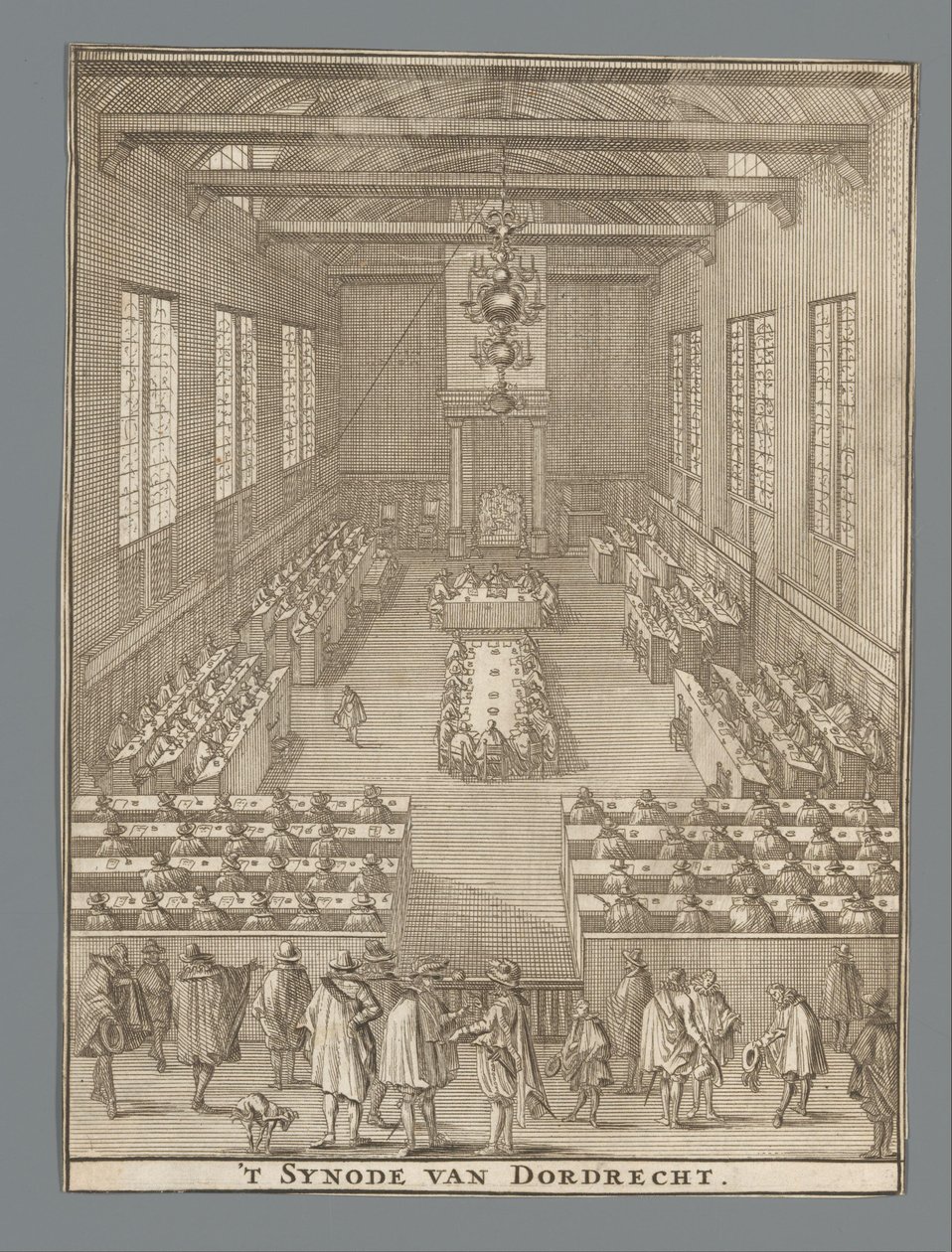 Abertura do Sínodo de Dordrecht, 1618
Sínodo de Dordrecht (título sobre o objecto) de Anonymous