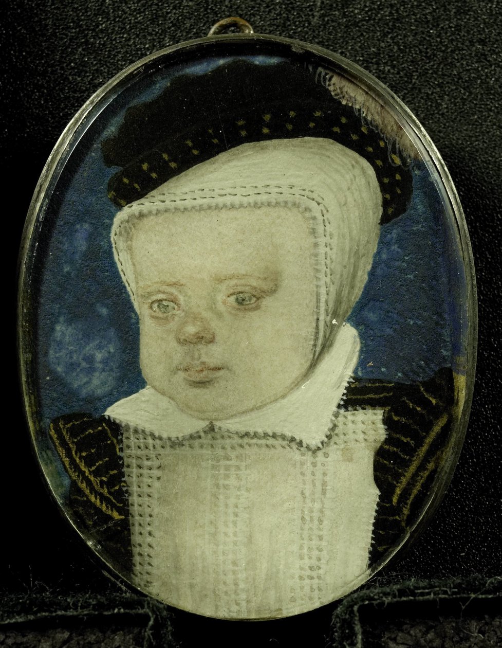 Retrato de Eduardo VI (1537-53), o futuro rei de Inglaterra, em criança de Anonymous
