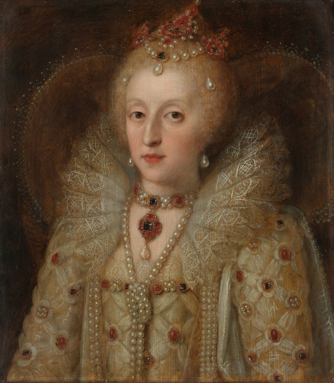 Retrato de Elizabeth I, Rainha de Inglaterra de Anonymous