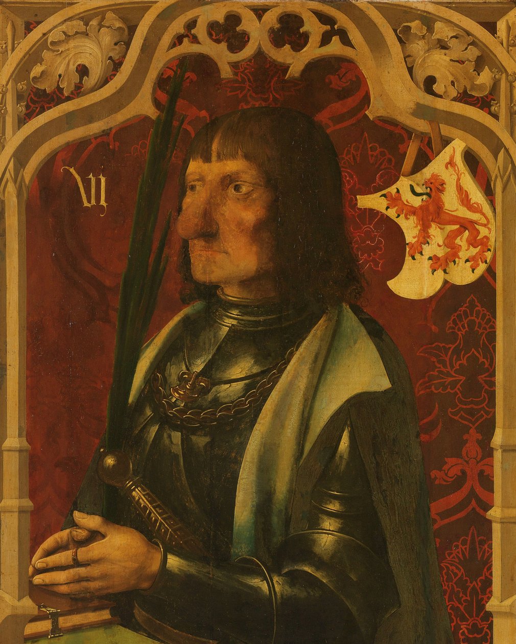 Retrato de Hendrik IV de Naaldwijk, Cavaleiro e Marshall Hereditário da Holanda de Anonymous
