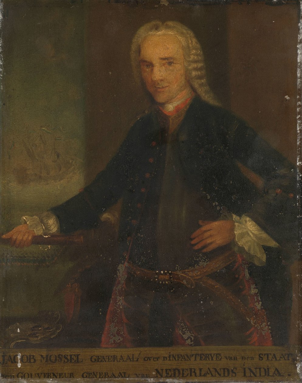 Retrato de Jacob Mossel, Governador-Geral da Companhia Holandesa das Índias Orientais de Anonymous