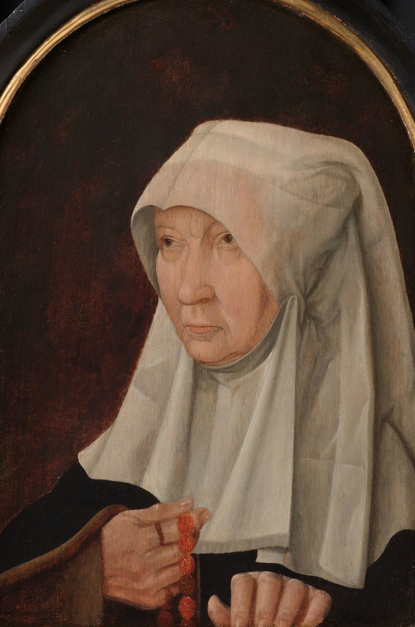 Retrato de Jacomina Claesdr van Ruyven (falecida em 1509), Esposa de Arent Franckensz van der Meer de Anonymous