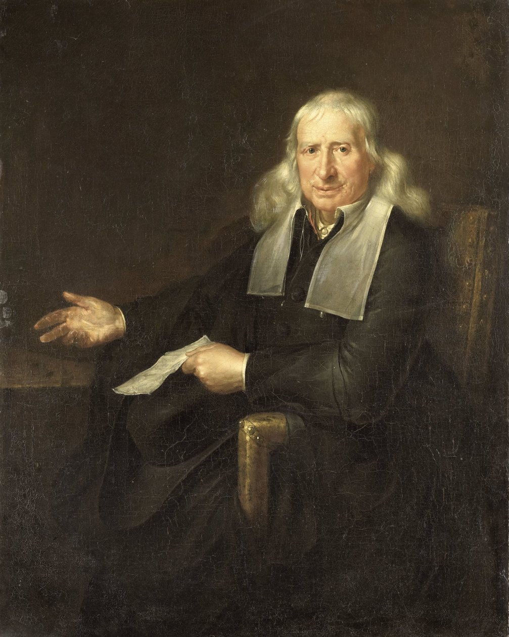 Retrato de Jan van Lennep, o Ancião (1634-1711). Mercador de Amesterdão em Seda, Pano de Ouro e Prata e Coleccionador de Arte de Anonymous