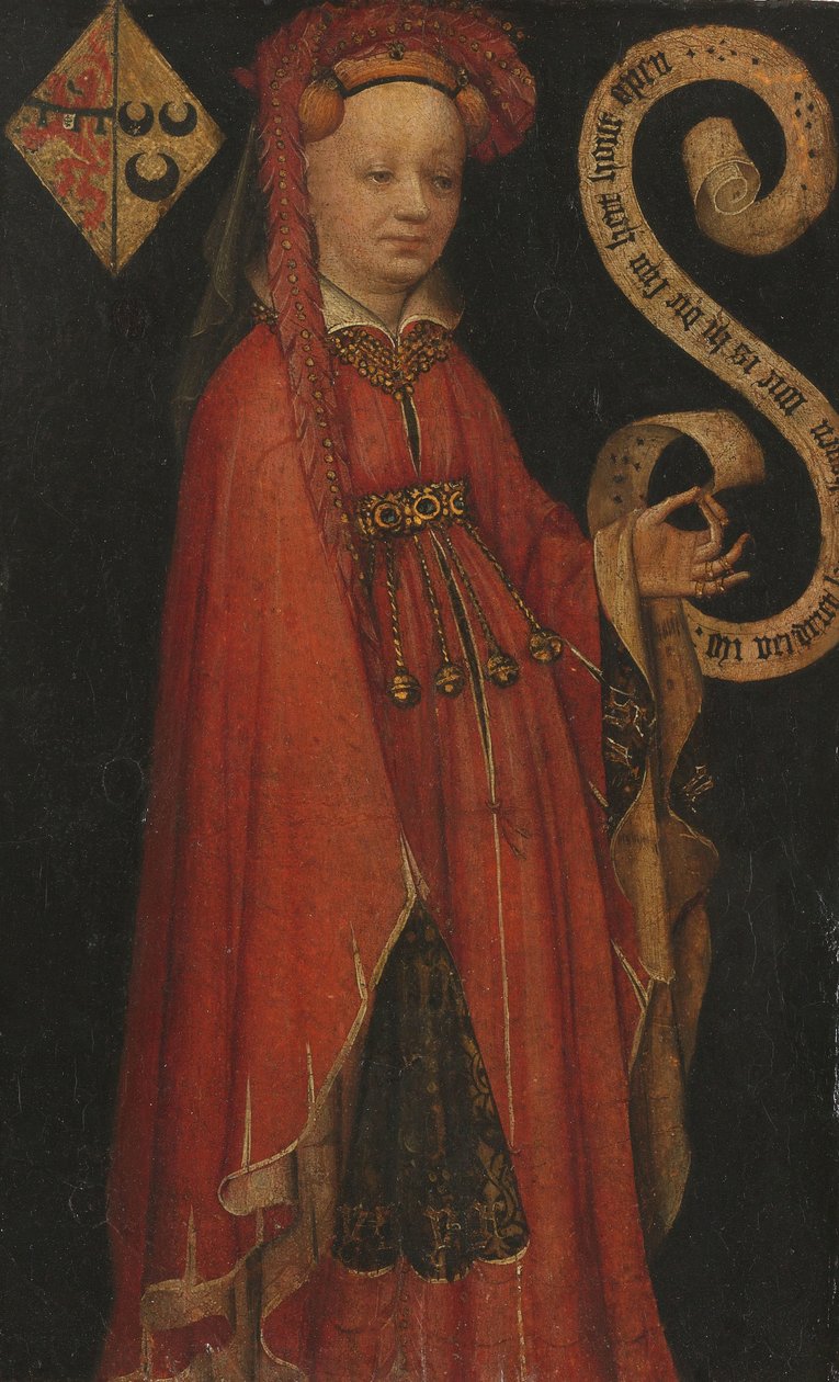 Retrato de Lysbeth van Duvenvoorde Retrato de Lysbeth van Duvenvoirde (?-1472) de Anonymous