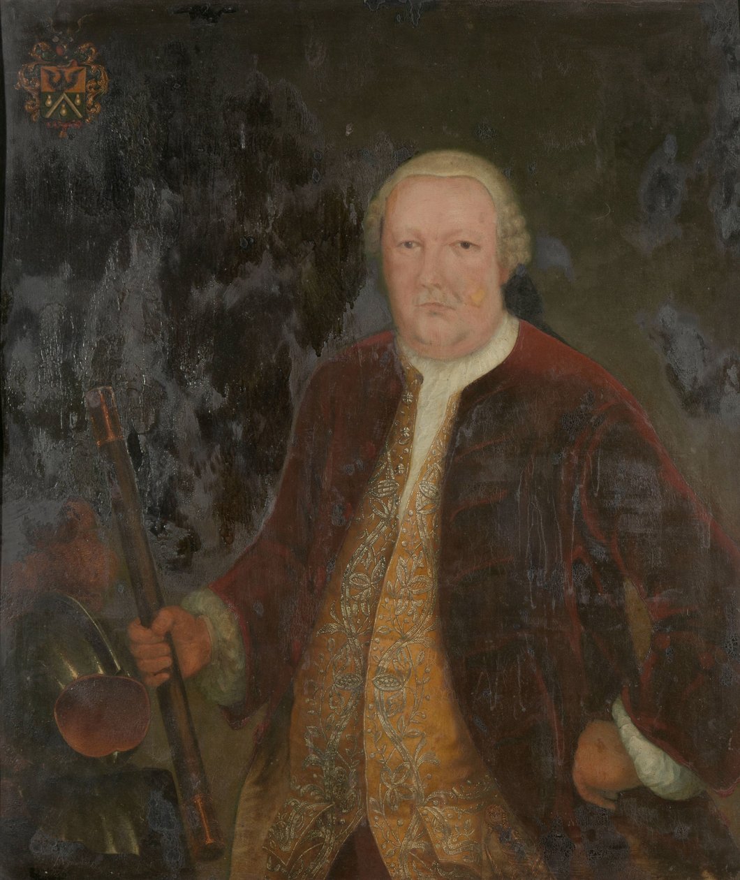 Retrato de Petrus Albertus van der Parra, Governador-Geral da Companhia Holandesa das Índias Orientais de Anonymous