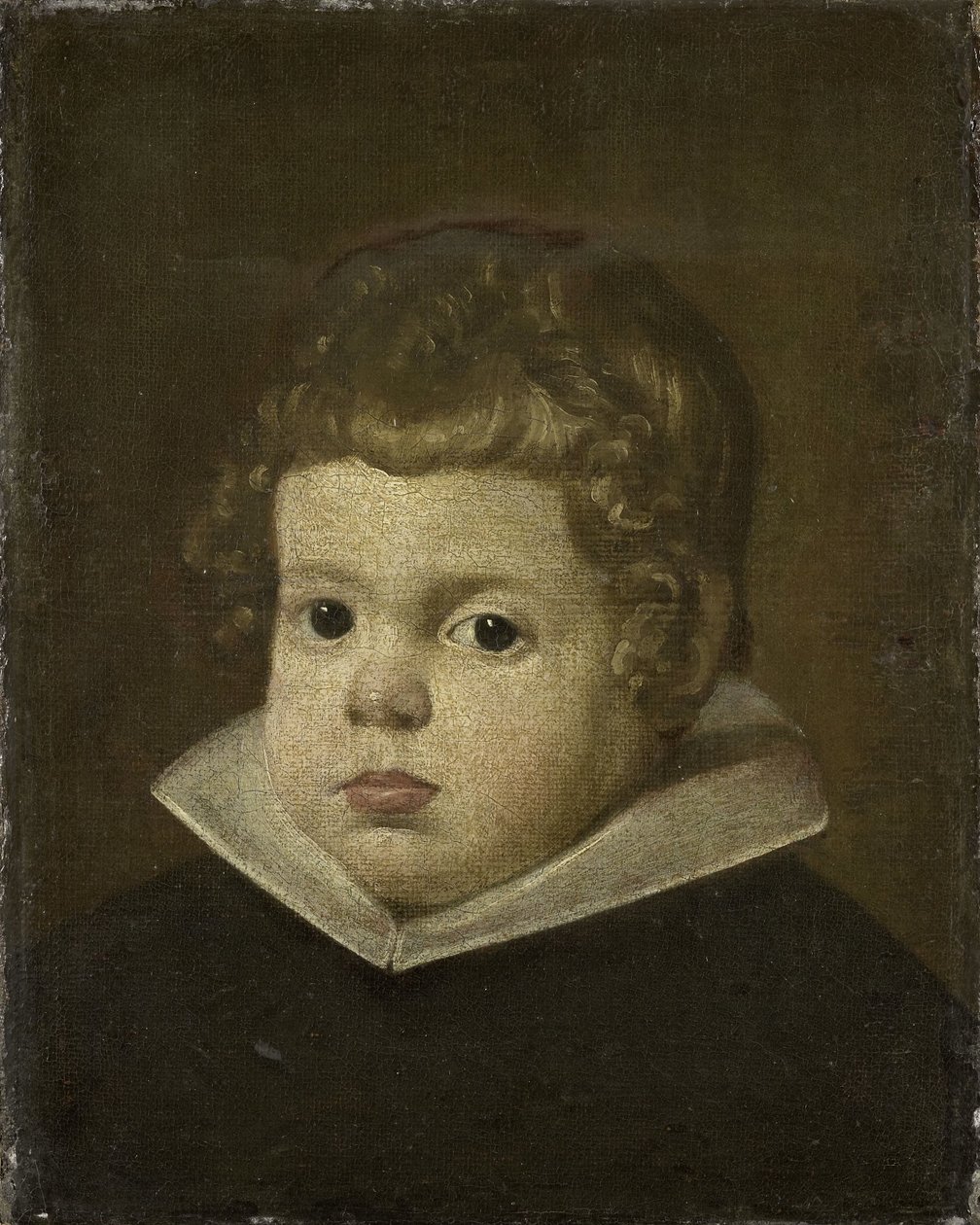 Retrato de um menino de cerca de três anos, possivelmente príncipe Balthasar Carlos, filho do rei espanhol Filipe IV de Anonymous