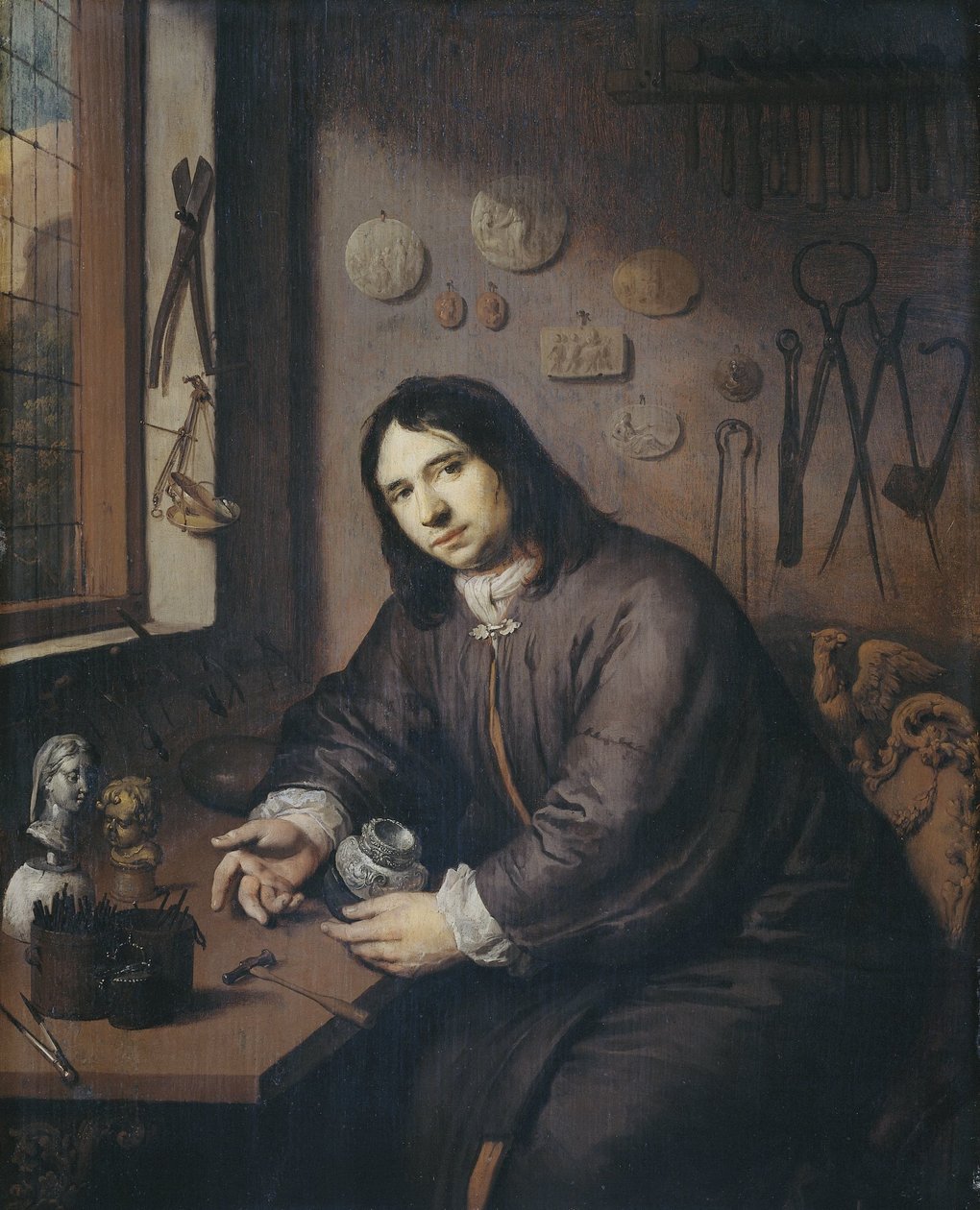 Retrato de um Ourivesaria de Anonymous