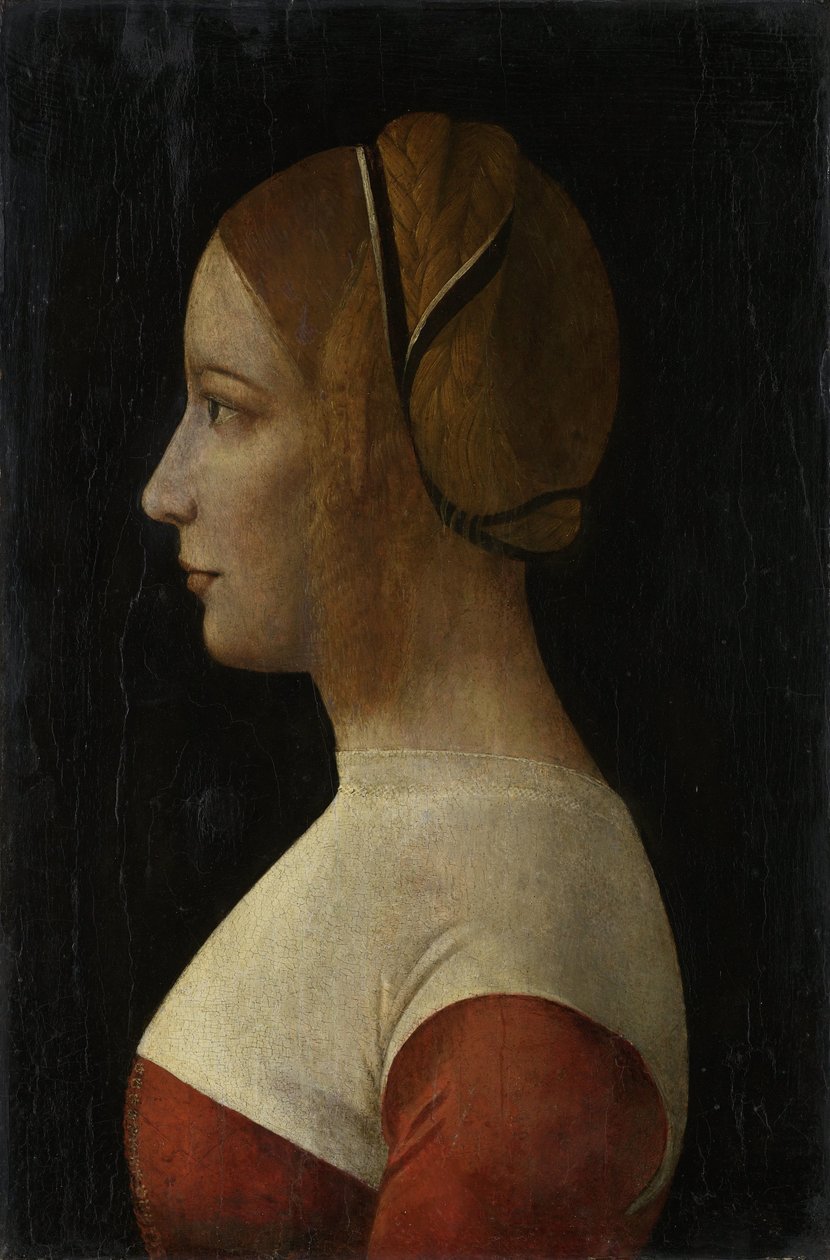 Retrato de uma jovem mulher de Anonymous