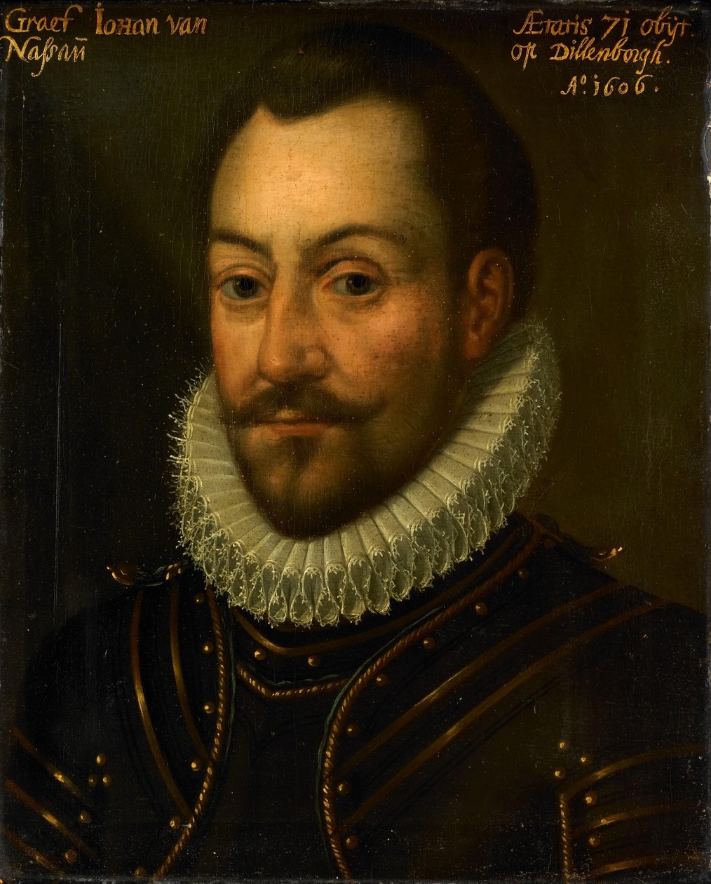 Retrato de um Conde ou Oficial desconhecido, possivelmente o Conde João o Antigo de Nassau ou Luís de Nassau de Anonymous