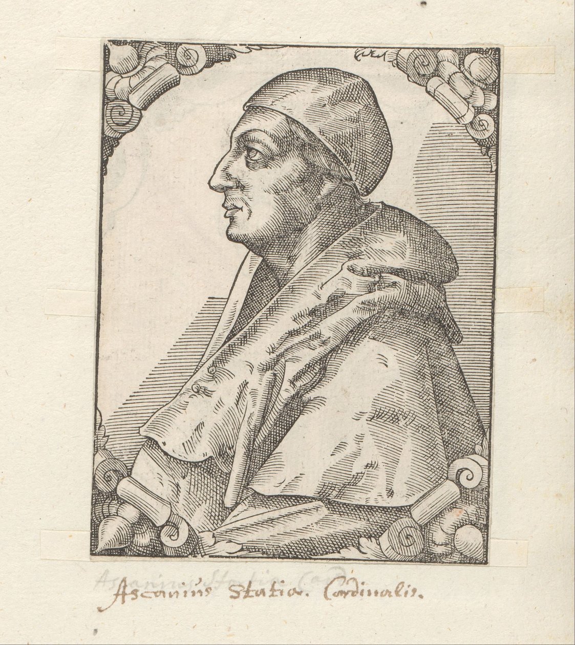 Portret de Ascanio Sforza de Anonymous