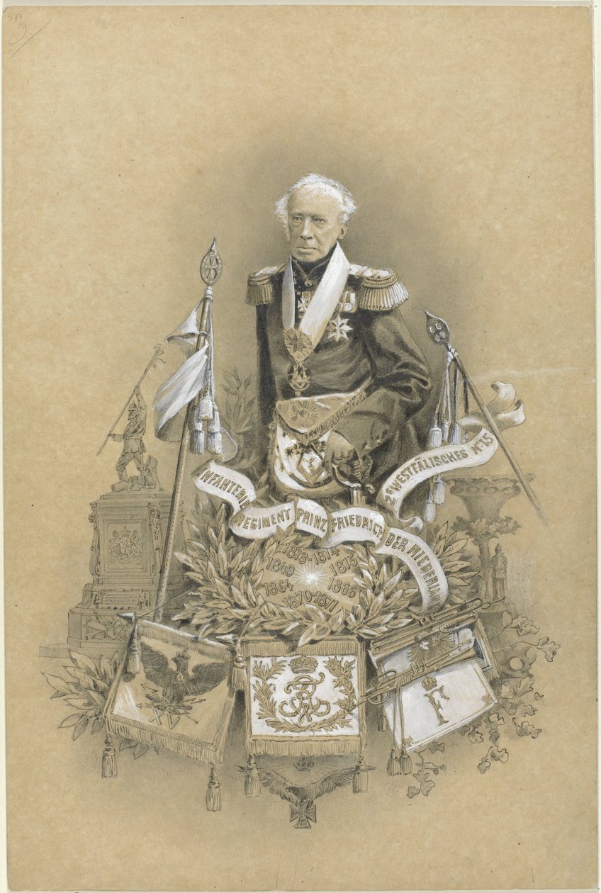 Retrato de Frederico, Príncipe dos Países Baixos de Anonymous