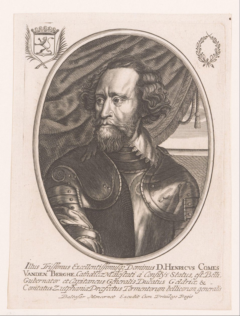 Retrato de Hendrik van den Bergh de Anonymous