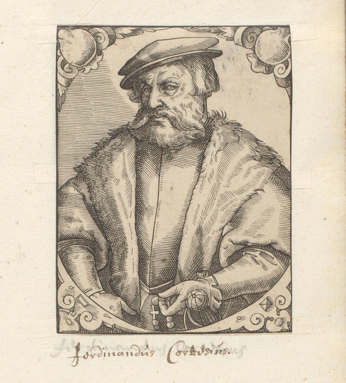 Retrato de Hernán Cortés de Anonymous