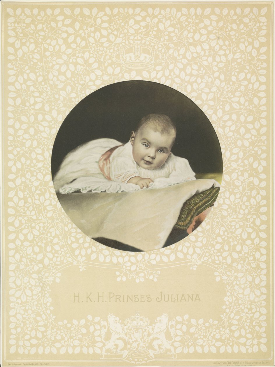 Retrato de Juliana, Rainha da Holanda de Anonymous