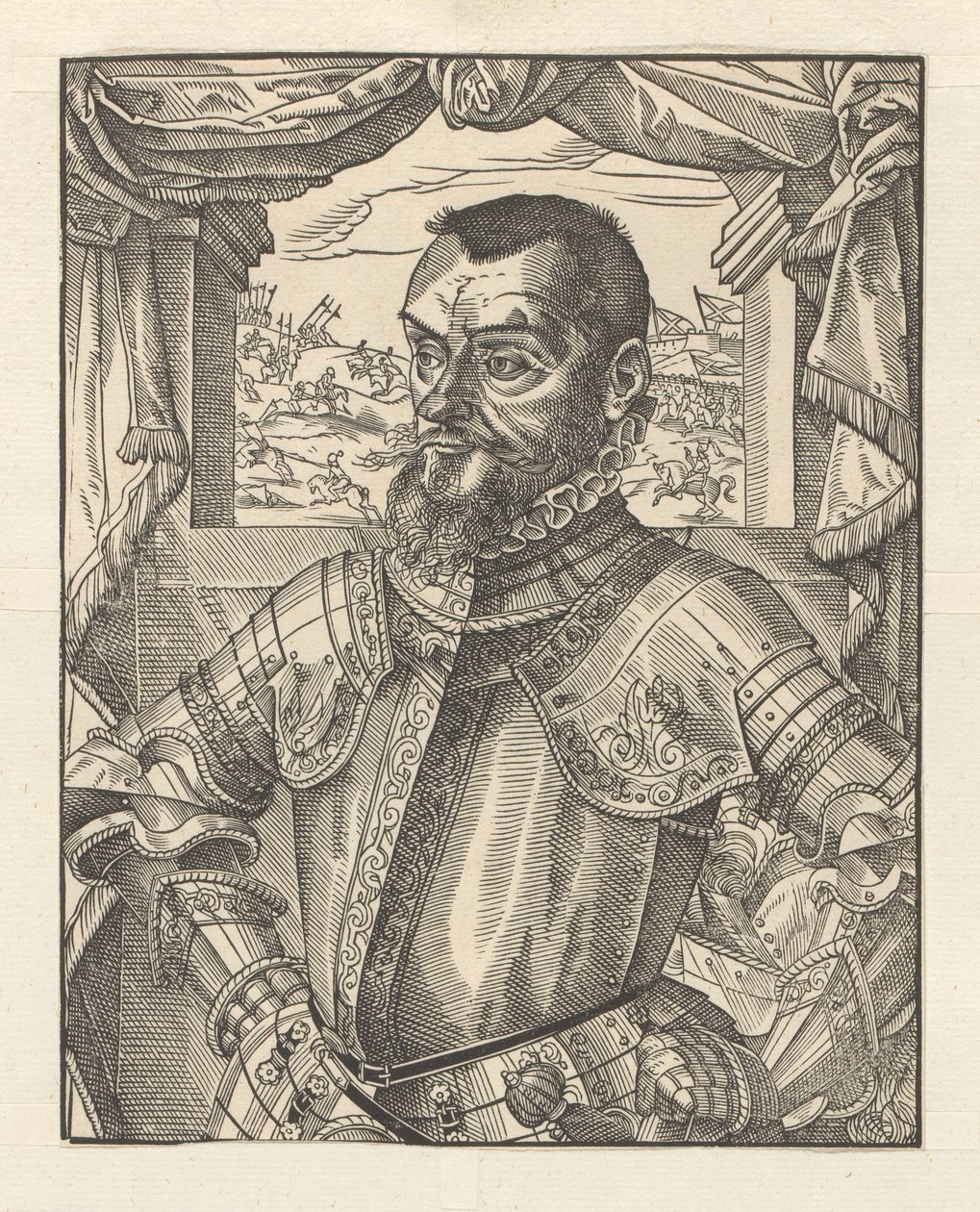 Retrato de Lázaro por Schwendi de Anonymous