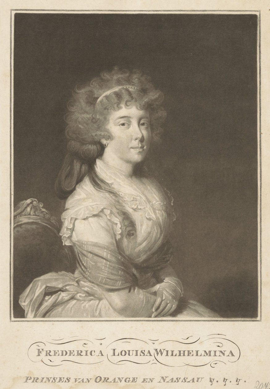 Retrato de Louise, princesa de Orange-Nassau de Anonymous