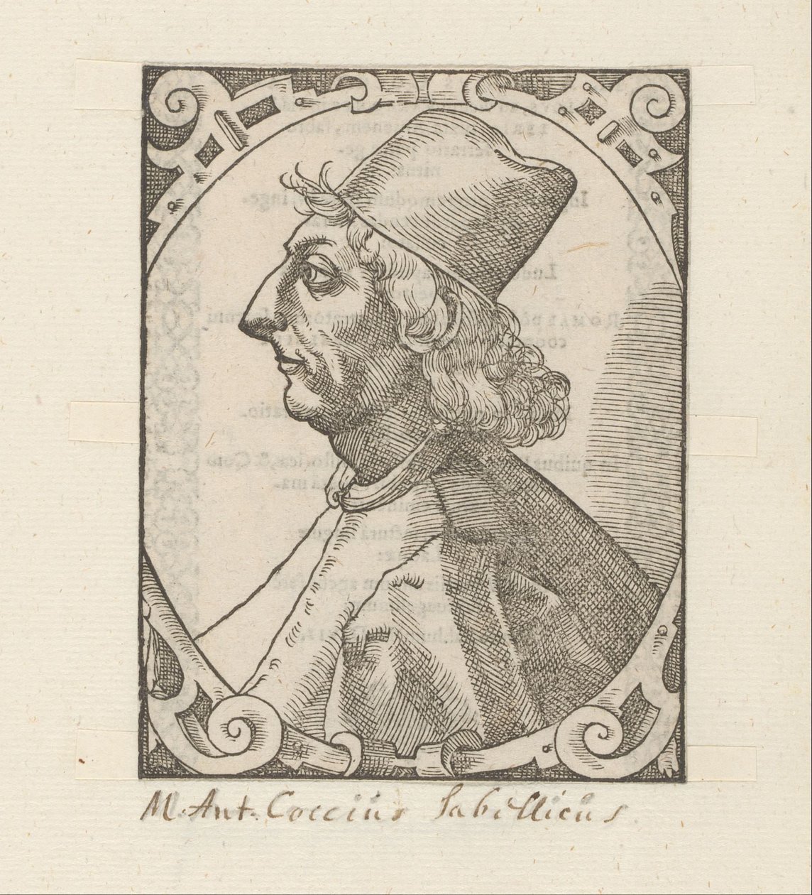 Retrato de Marcus Antonius Coccius Sabellicus de Anonymous