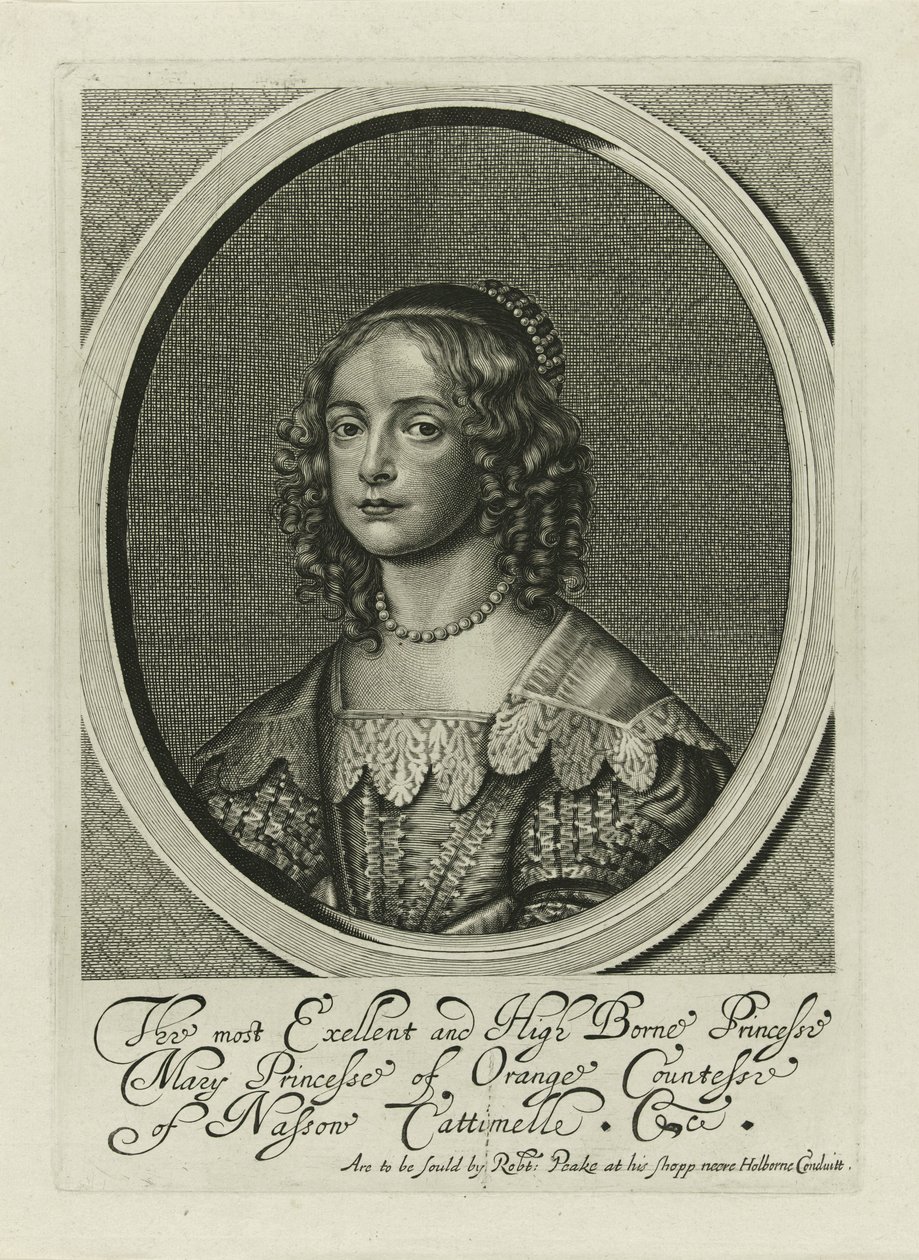 Retrato de Maria Henrietta Stuart de Anonymous