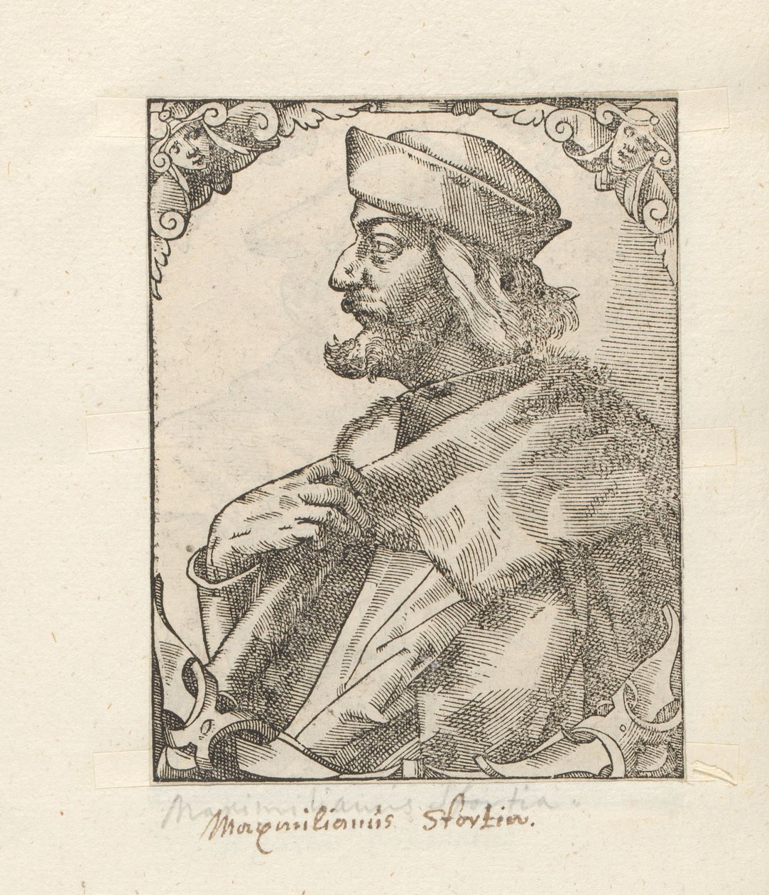 Retrato de Maximilian Sforza de Anonymous