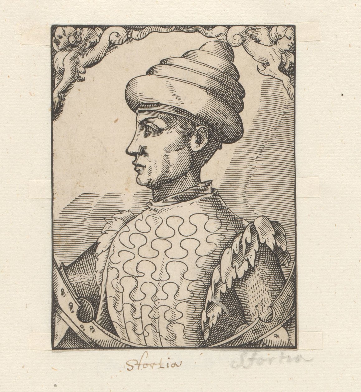 Portret van Muzio Attendola Sforza de Anonymous